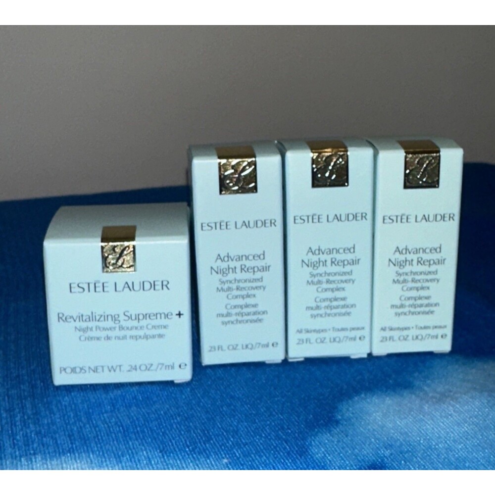 NIB ESTĒE Lauder LOT 3 Advanced Night Repair & 1 Revitalizing Supreme+ Minis